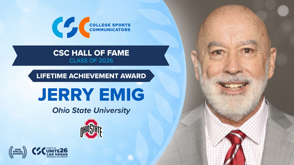 2026 Special Awards Salute: Jerry Emig - CSC Hall of Fame and Lifetime Achievement Award